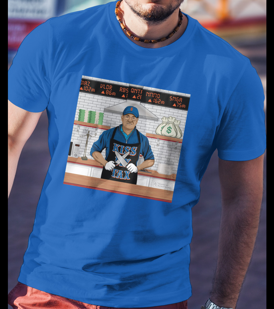 Kiss My Tex New York Money Chef Stock Market Cooking T-Shirt