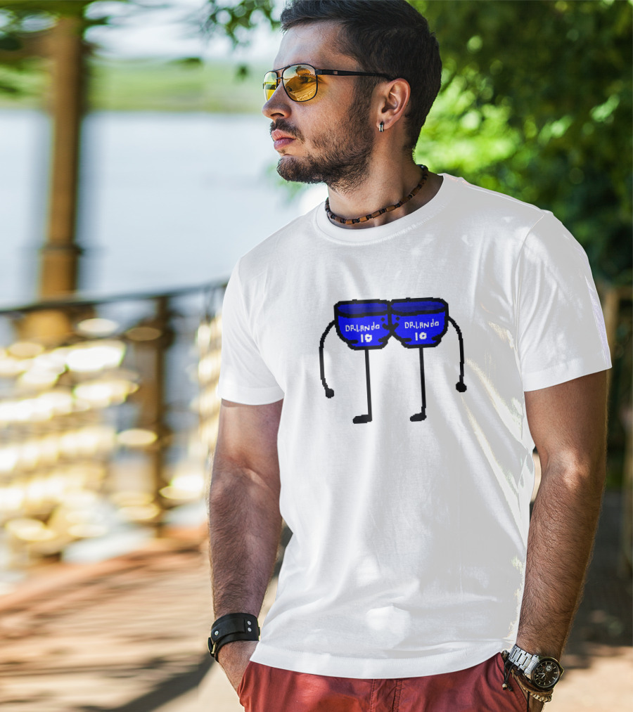 Bowl Bow Orlando Blue Cartoon Figure 10 DRlanda T-Shirt