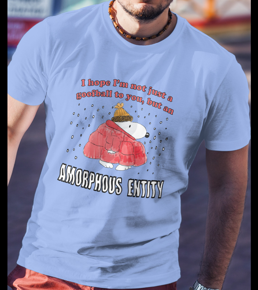 I Hope I'm Not Just A Goofball To You But An Amorphous Entity In Winter Wear T-Shirt