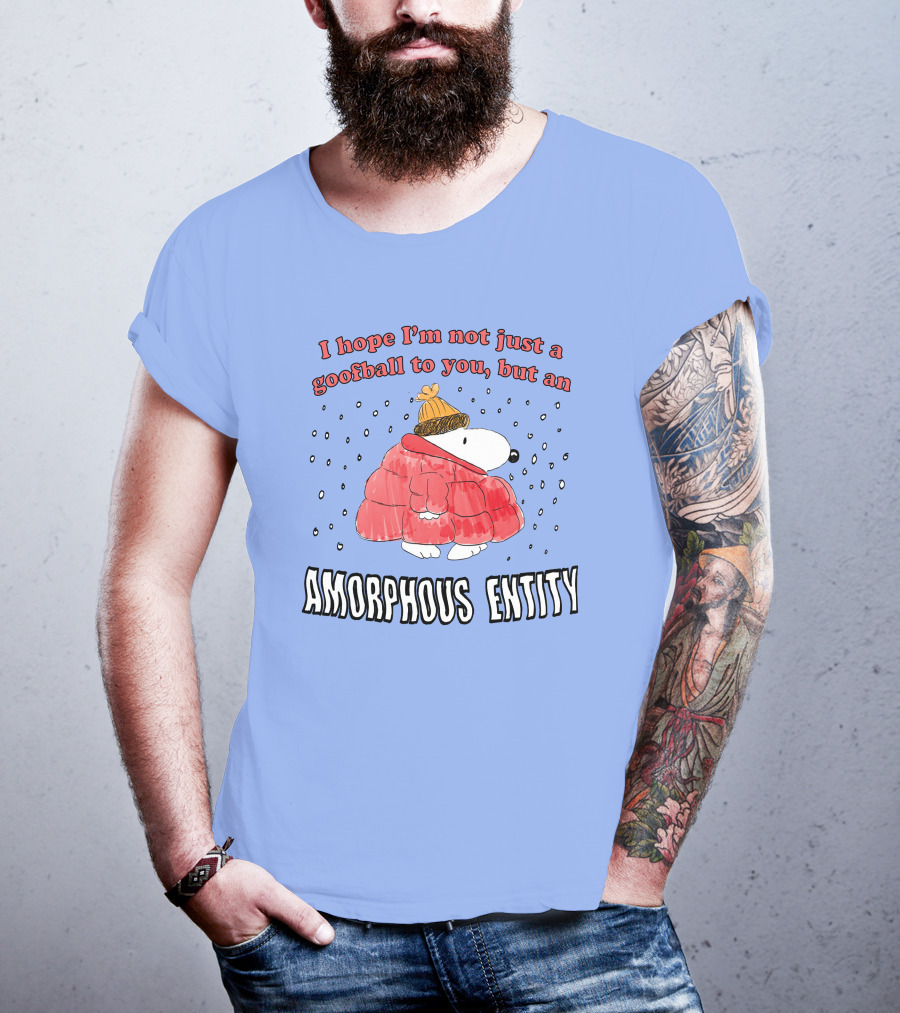 I Hope I'm Not Just A Goofball To You But An Amorphous Entity In Winter Wear T-Shirt