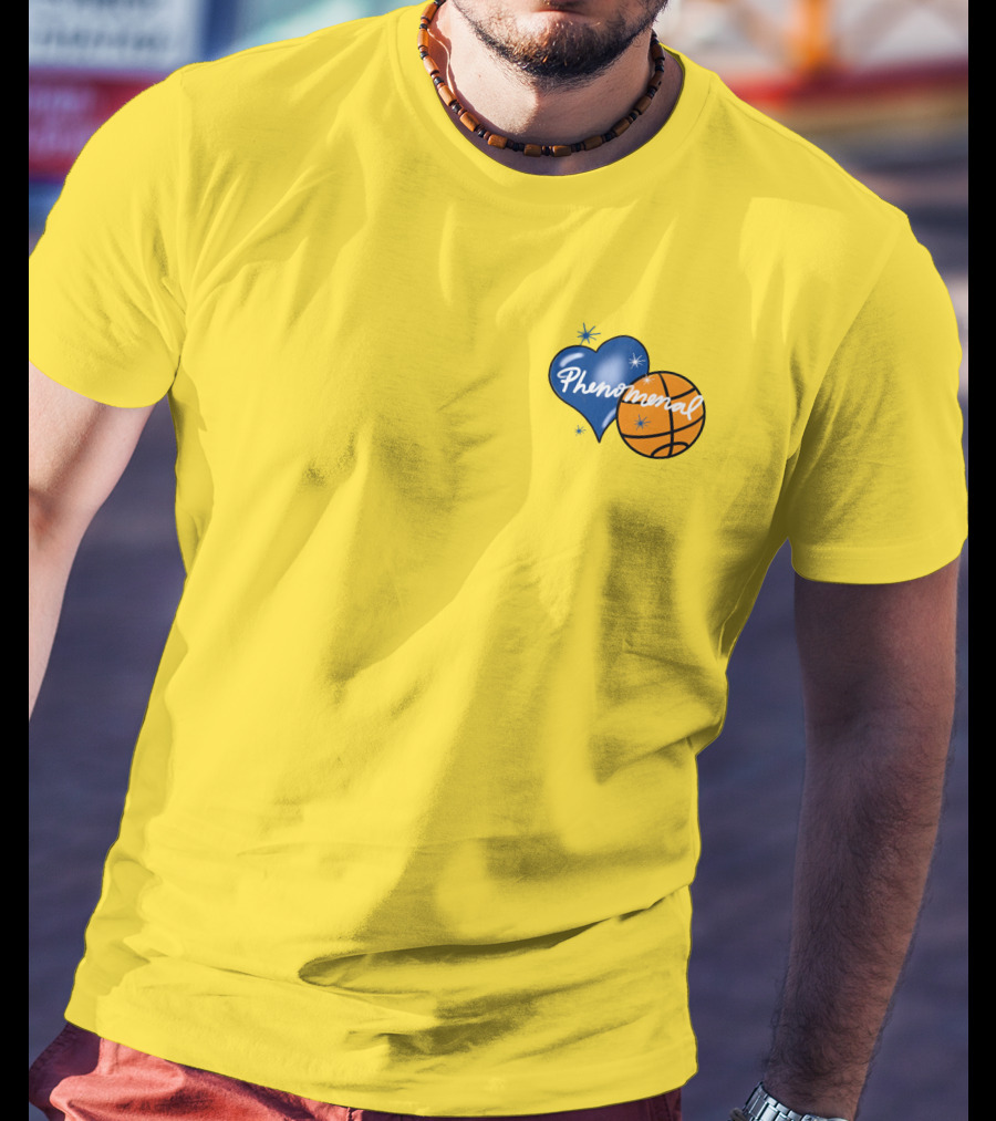 Phenomenal Warriors Shop Basketball Heart T-Shirt