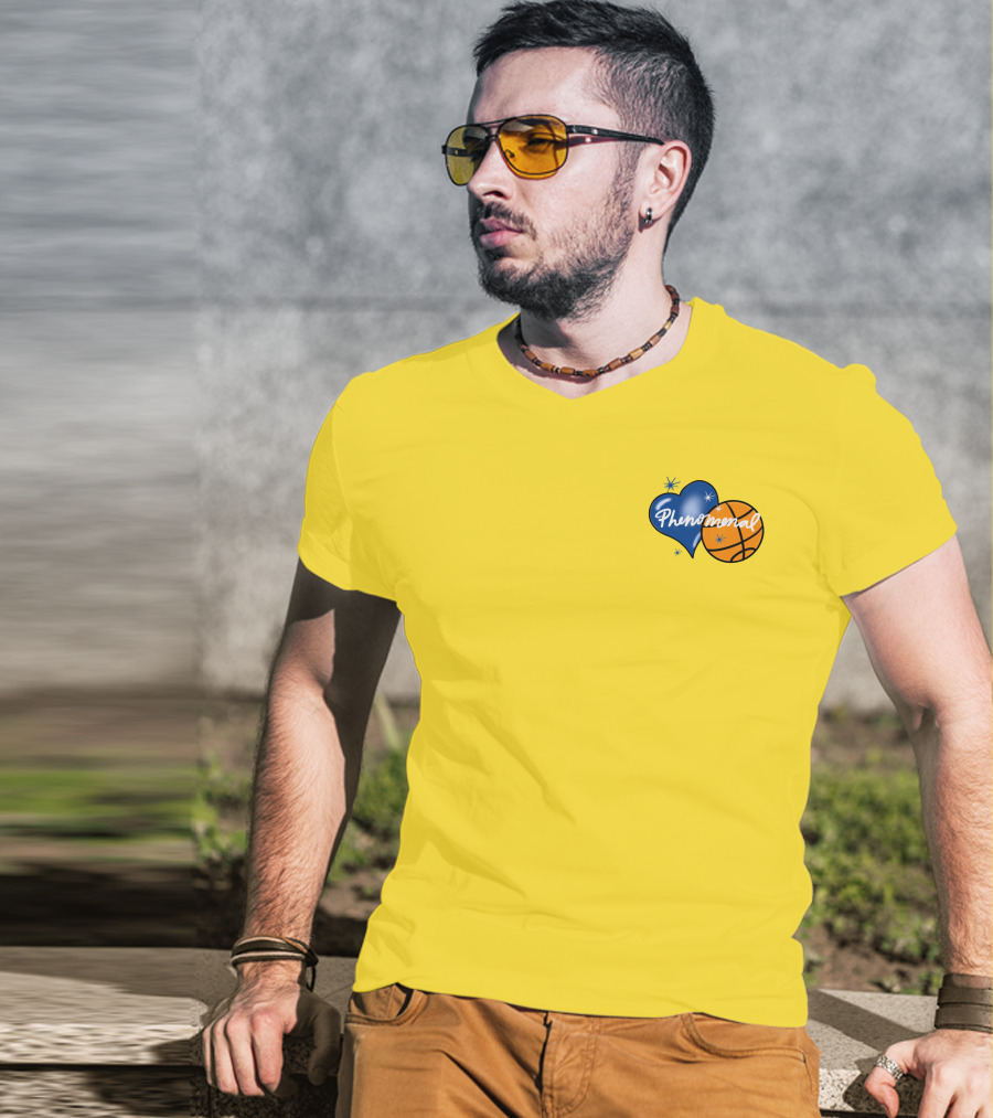 Phenomenal Warriors Shop Basketball Heart T-Shirt