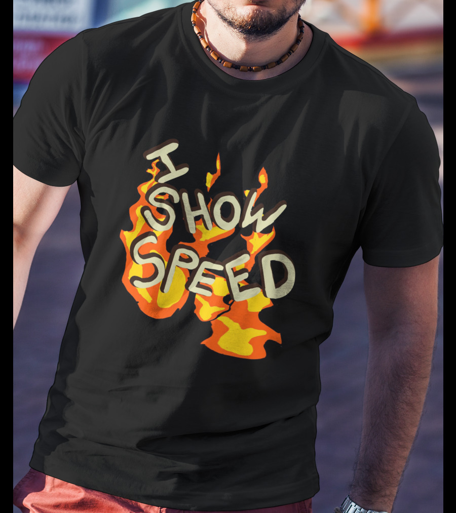 I Show Speed Fire Flames Bro T-Shirt