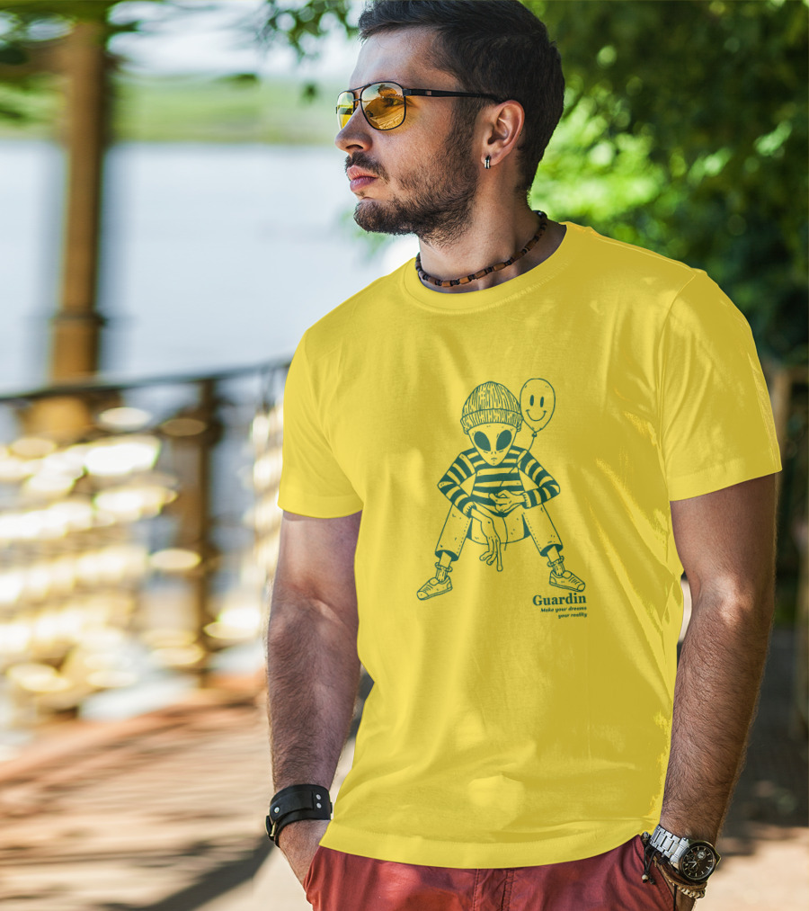 Guardin Alien Make Your Dreams Your Reality T-Shirt