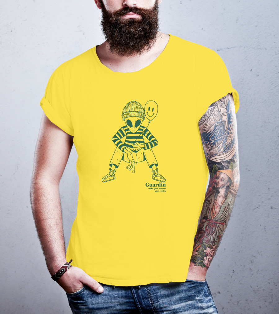 Guardin Alien Make Your Dreams Your Reality T-Shirt