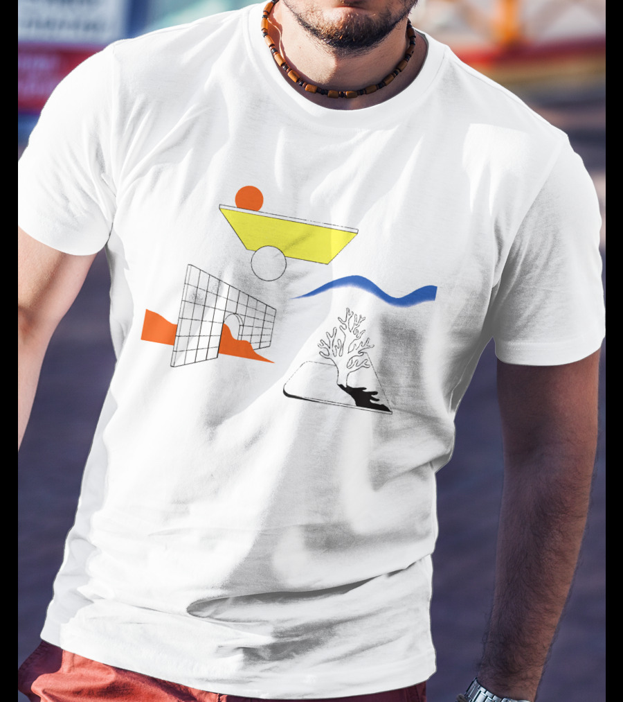 New Clams Casino Merch Abstract Minimalist Geometry Elements T-Shirt