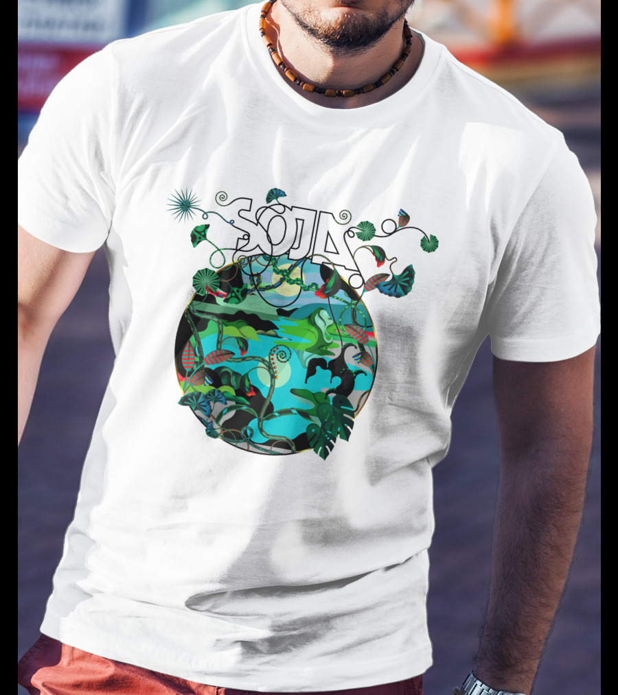 SOJA Earthy Jungle Nature Design Soja Gear T-Shirt