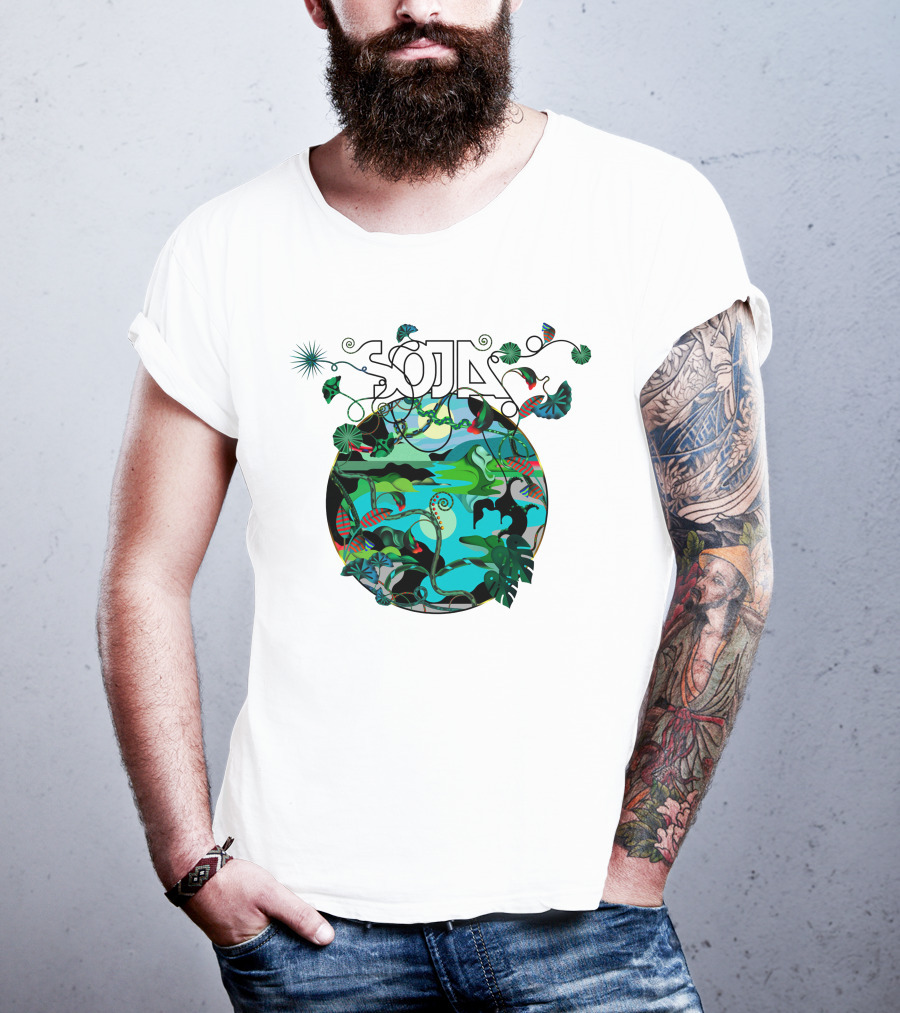 SOJA Earthy Jungle Nature Design Soja Gear T-Shirt