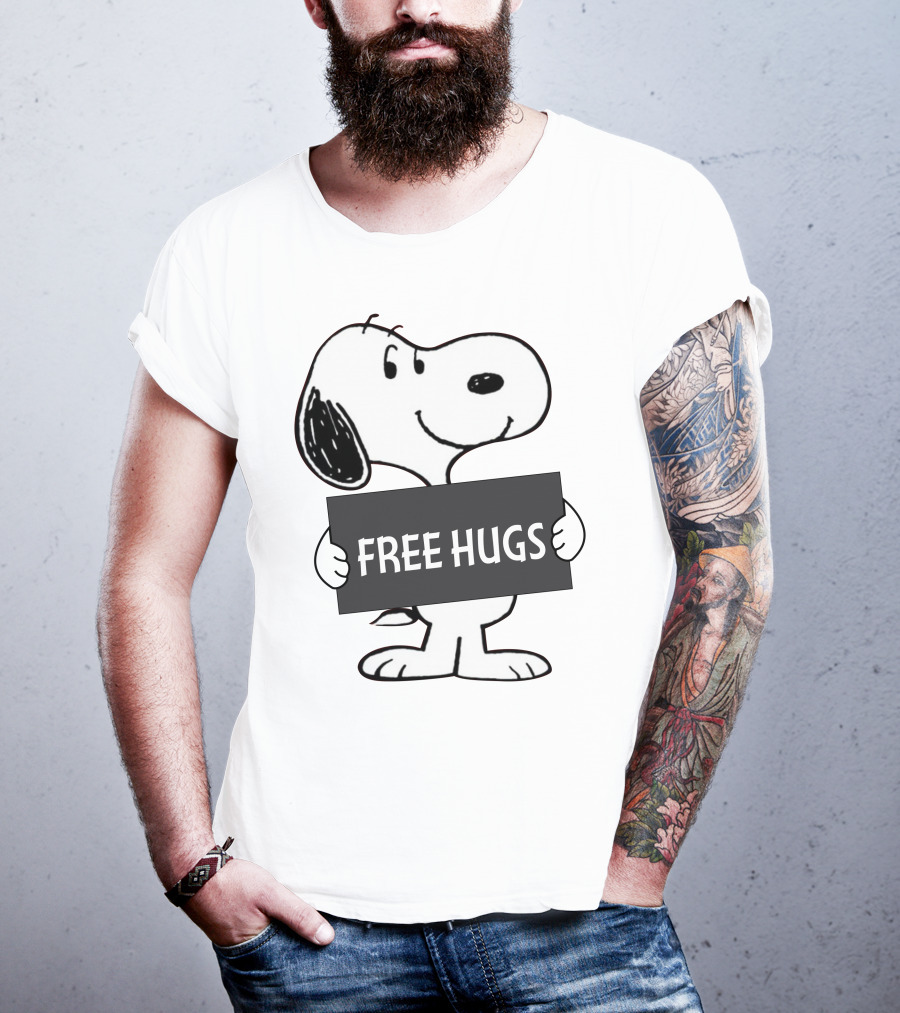 Free Hugs Snoopy Peanuts T-Shirt