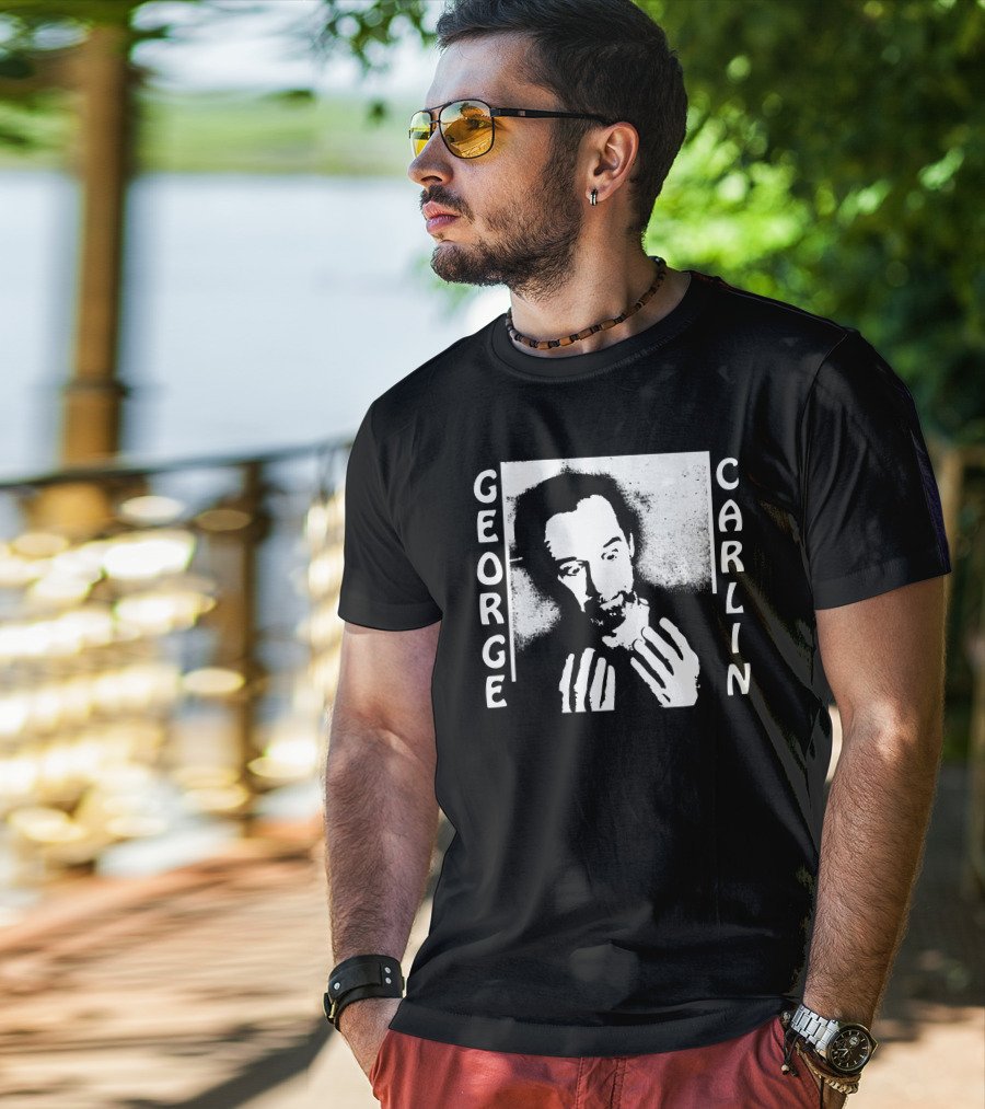 George Carlin It Only Hurts When I Think Wyco Vintage T-Shirt