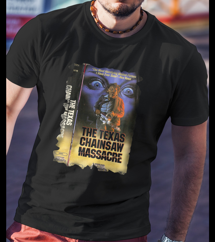 The Texas Chainsaw Massacre Most Horrifying Motion Picture Rex Reed T-Shirt
