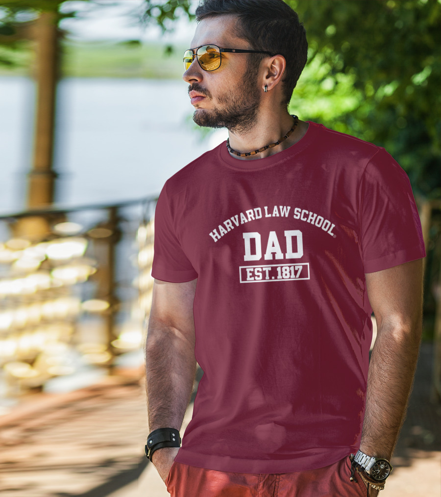 Harvard Law School Dad Est 1817 Aiden Thomas T-Shirt