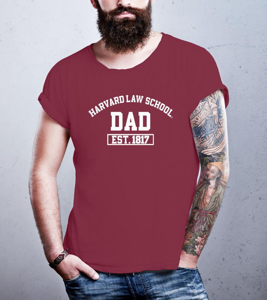 Harvard Law School Dad Est 1817 Aiden Thomas T-Shirt