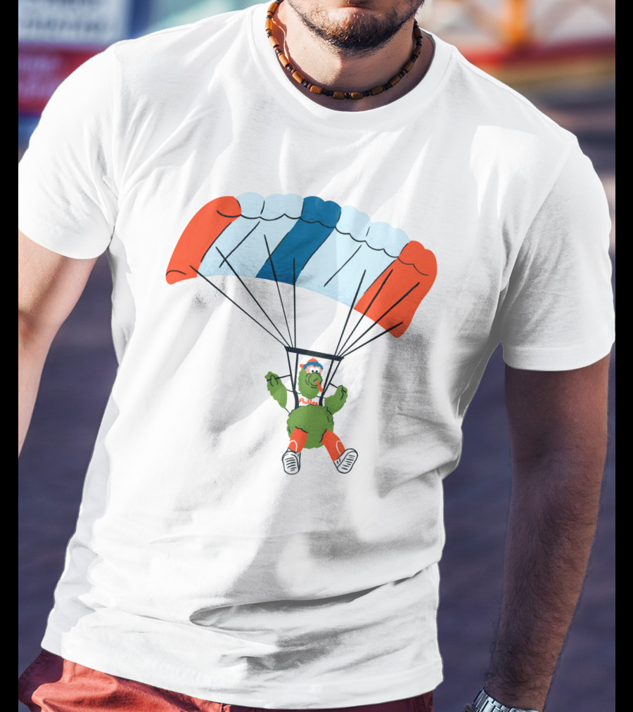 Baseballin Parachuting Mascot On Our Way To A 162-0 Season T-Shirt