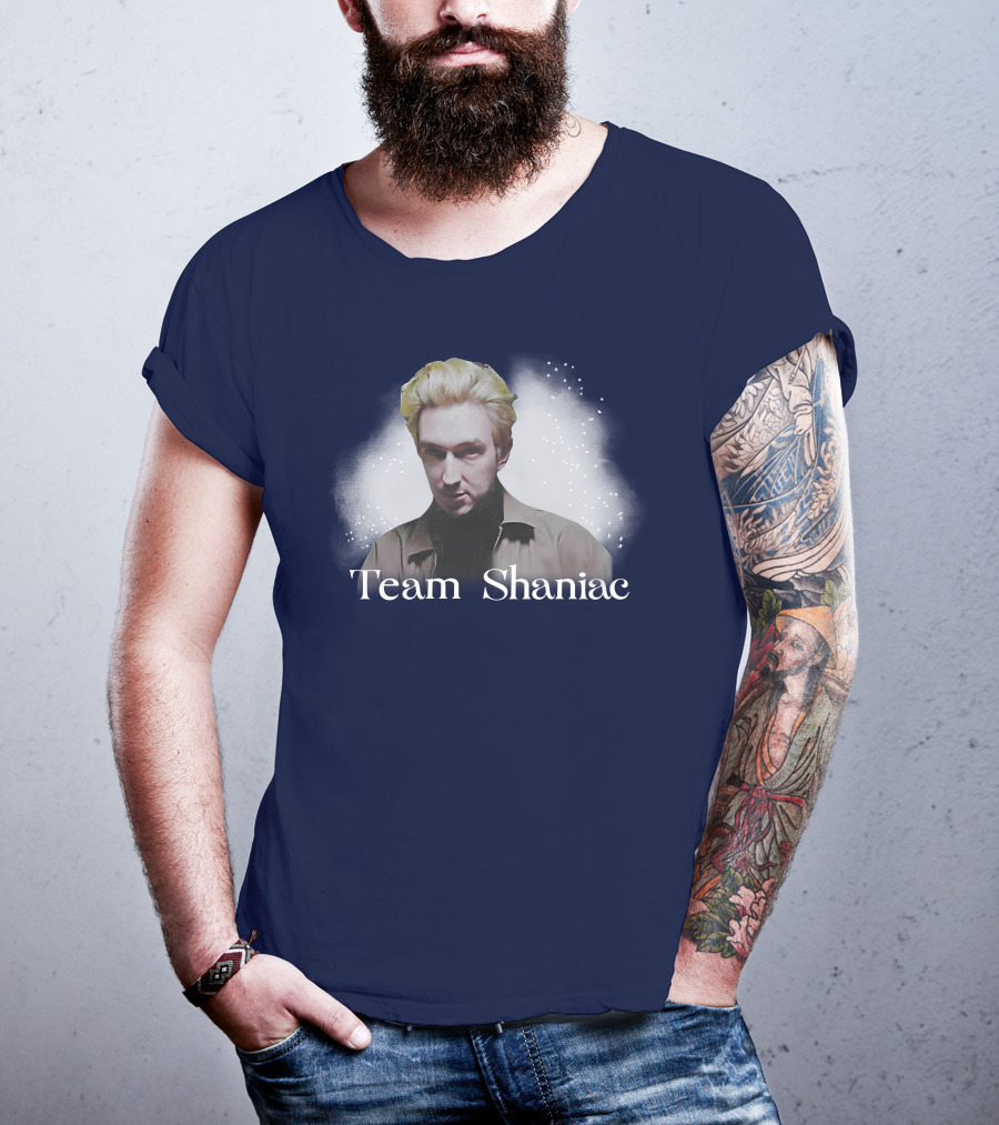 Team Shaniac Cosmic Portrait With Blonde Figure T-Shirt
