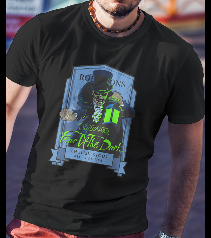 Robinsons Trooper Fear Of The Dark English Stout Alc. 4.5% Vol T-Shirt