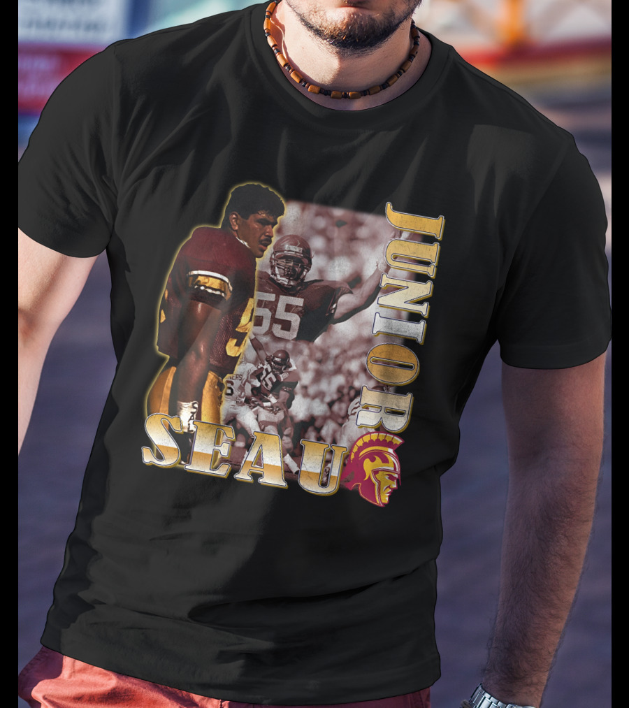 Junior Seau USC Trojans 55 Football Legend T-Shirt