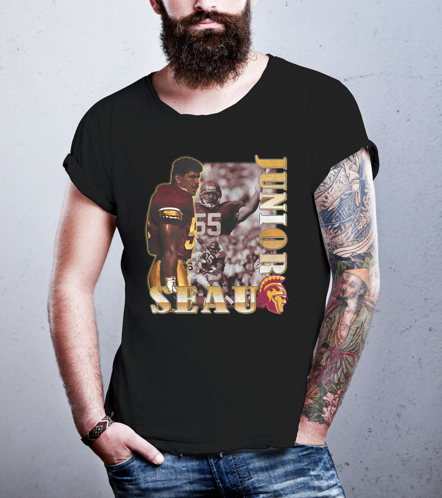 Junior Seau USC Trojans 55 Football Legend T-Shirt