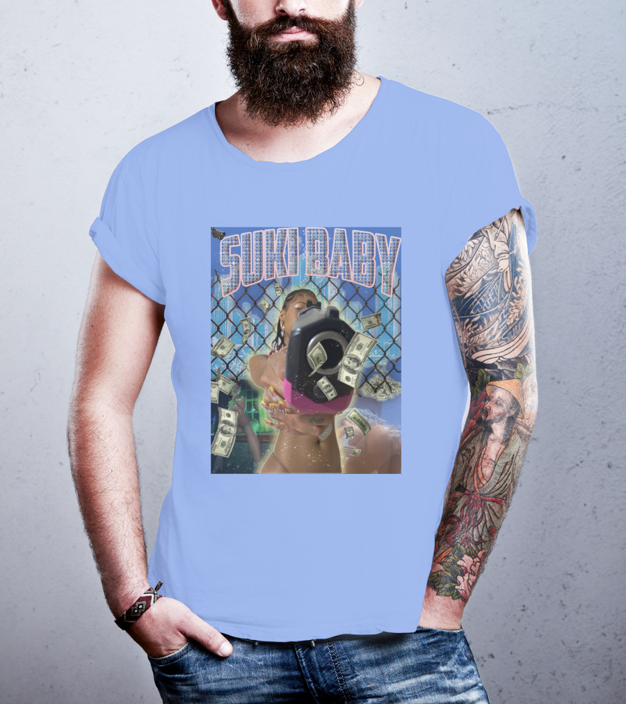 Suki Baby Money And Glamour Urban Aesthetic T-Shirt