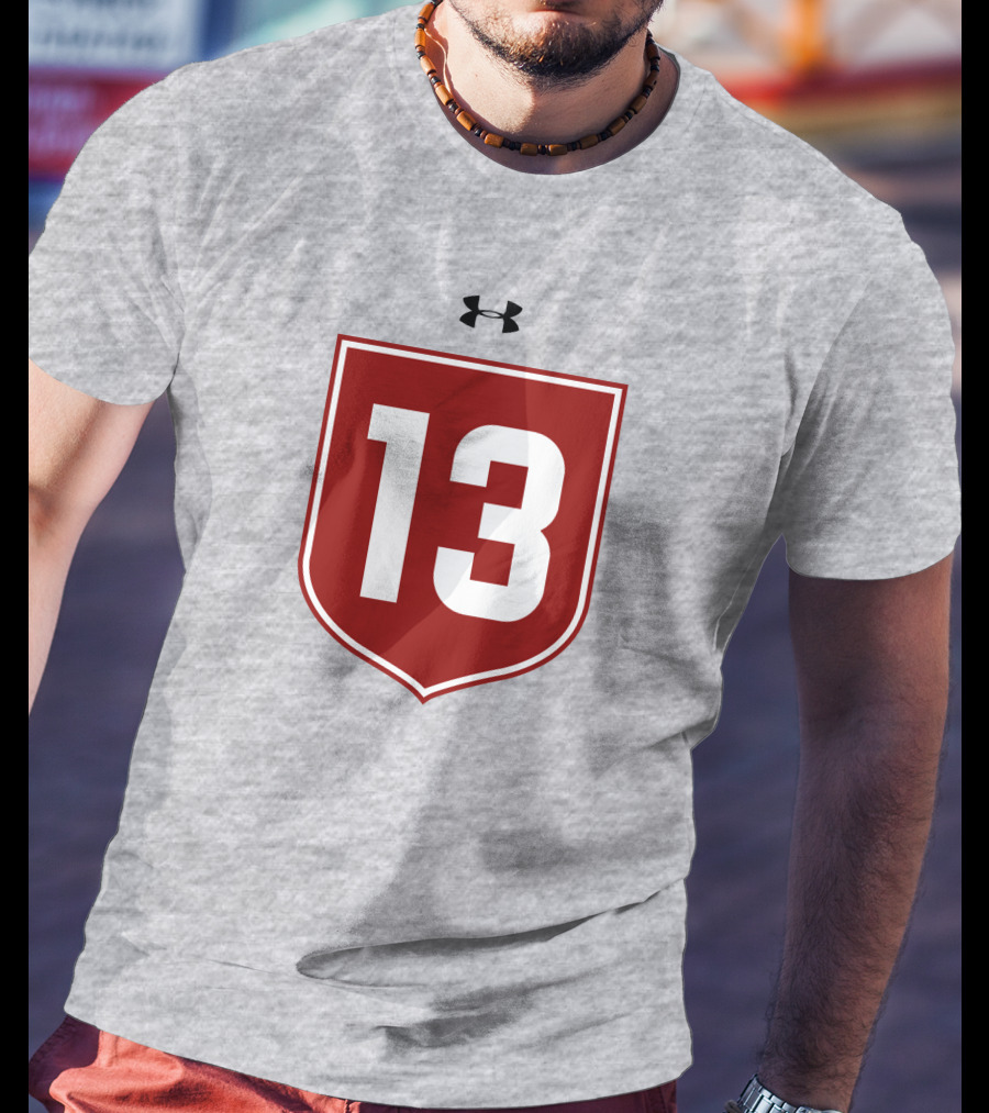 13 Under Armour Red Shield T-Shirt
