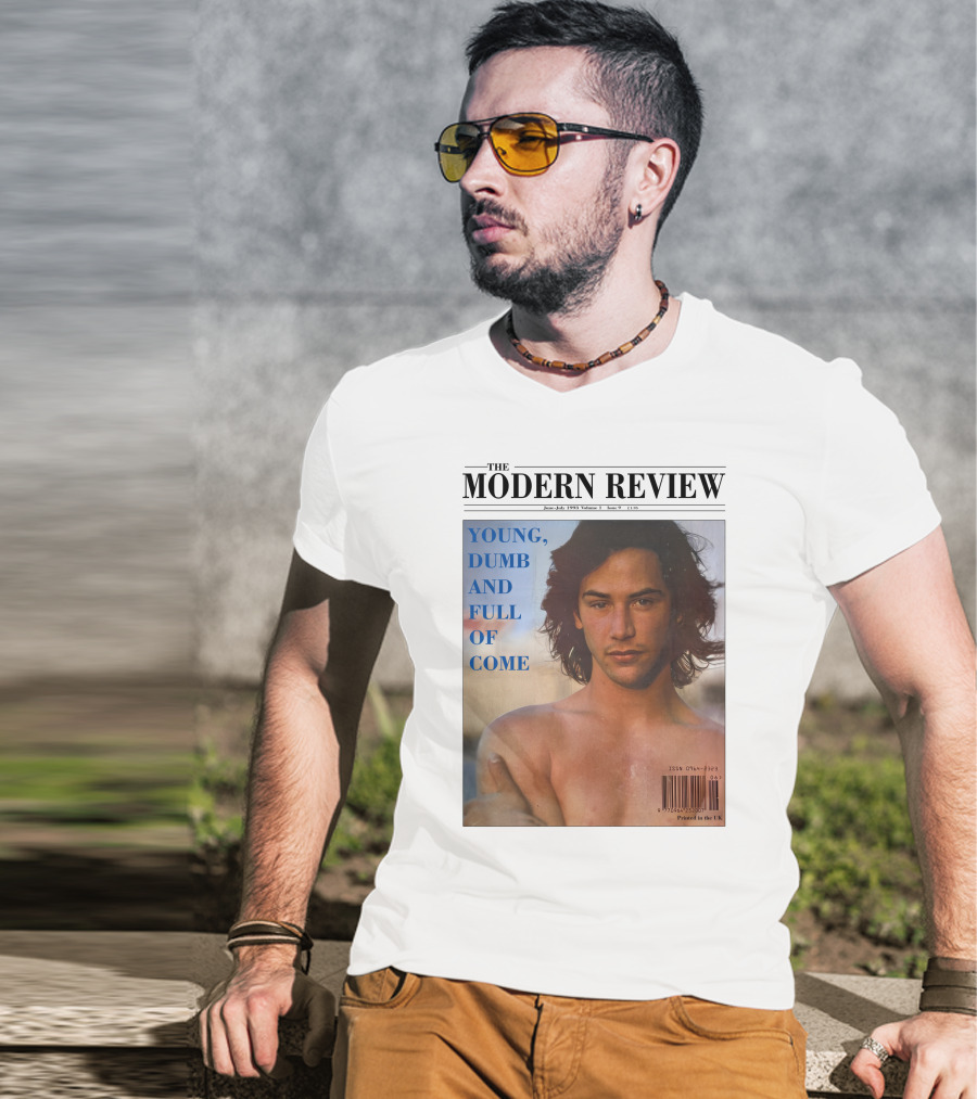 The Modern Review Young Dumb And Full Of Come June July 1993 Volume 3 Issue 1 UK Printed T-Shirt