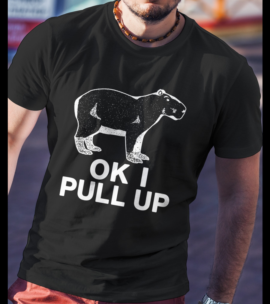 Capybaraman Ok I Pull Up T-Shirt