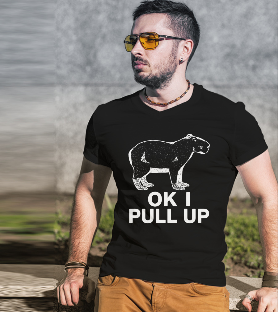 Capybaraman Ok I Pull Up T-Shirt