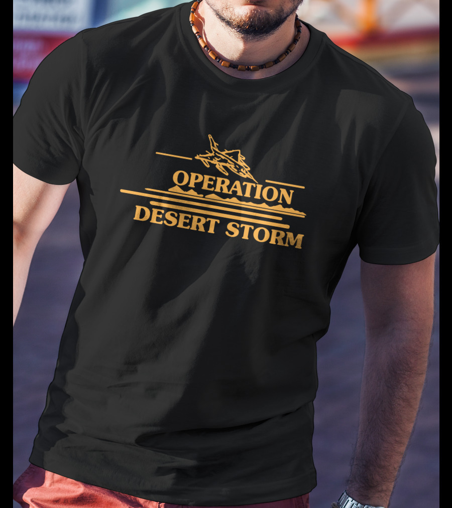 Brandy Operation Desert Storm Fighter Jet T-Shirt