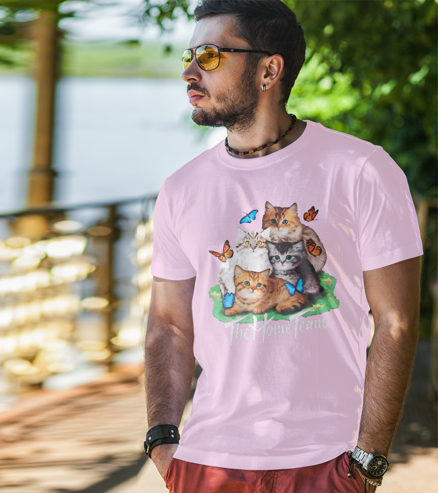 Kittens The Home Team Butterflies T-Shirt
