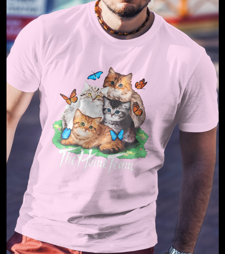 Kittens The Home Team Butterflies T-Shirt