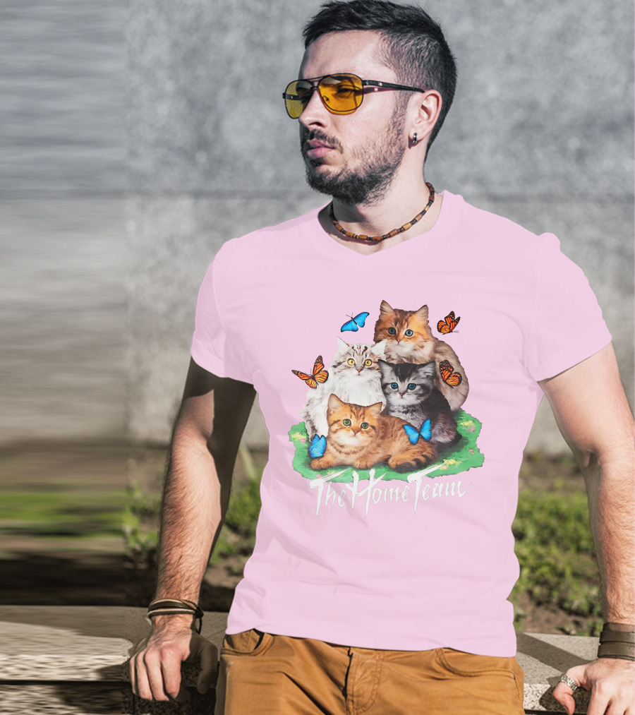 Kittens The Home Team Butterflies T-Shirt
