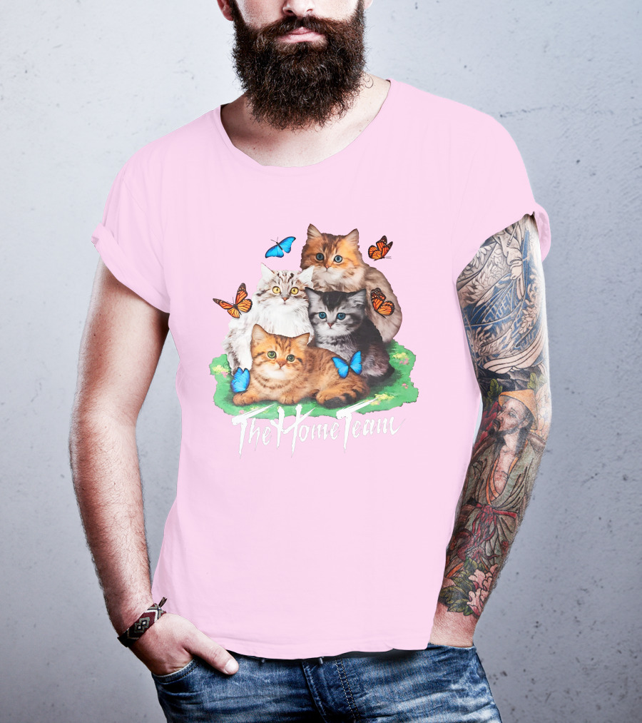 Kittens The Home Team Butterflies T-Shirt