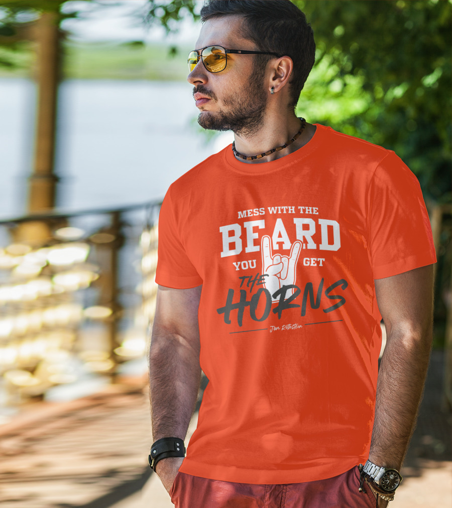 Mess With The Beard You Get The Horns Jon Rothstein T-Shirt