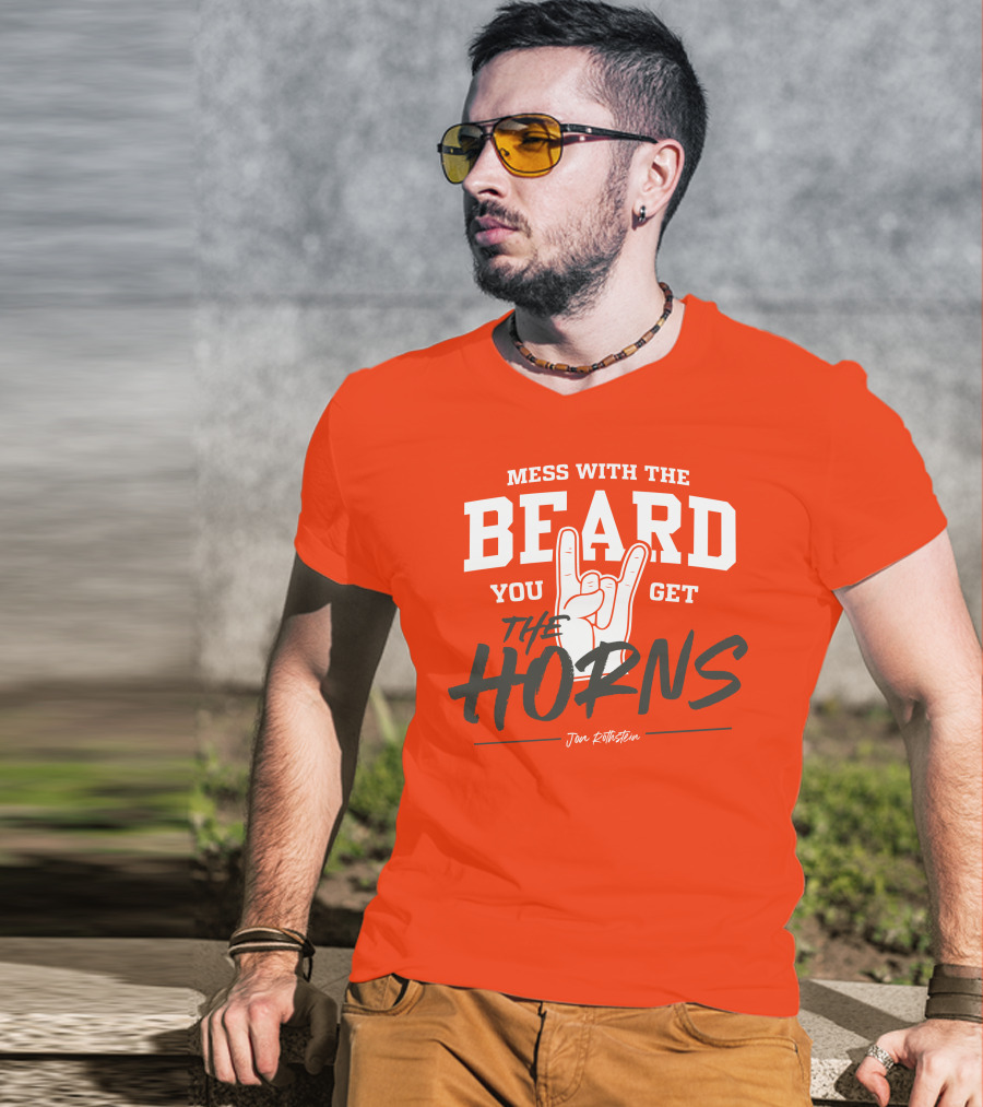 Mess With The Beard You Get The Horns Jon Rothstein T-Shirt