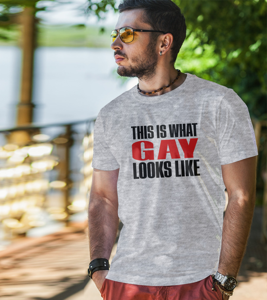 This Is What Gay Looks Like Bold Red T-Shirt
