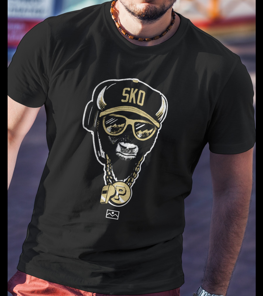 SKO Time P Mascot Rapper Style Bear With Shades And Cap T-Shirt