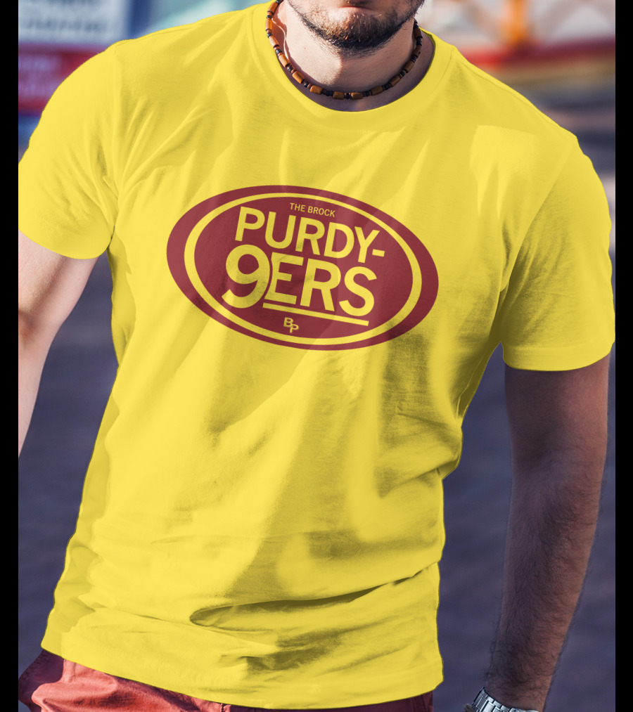 The Brock Purdy-9Ers BP Logo Oval T-Shirt