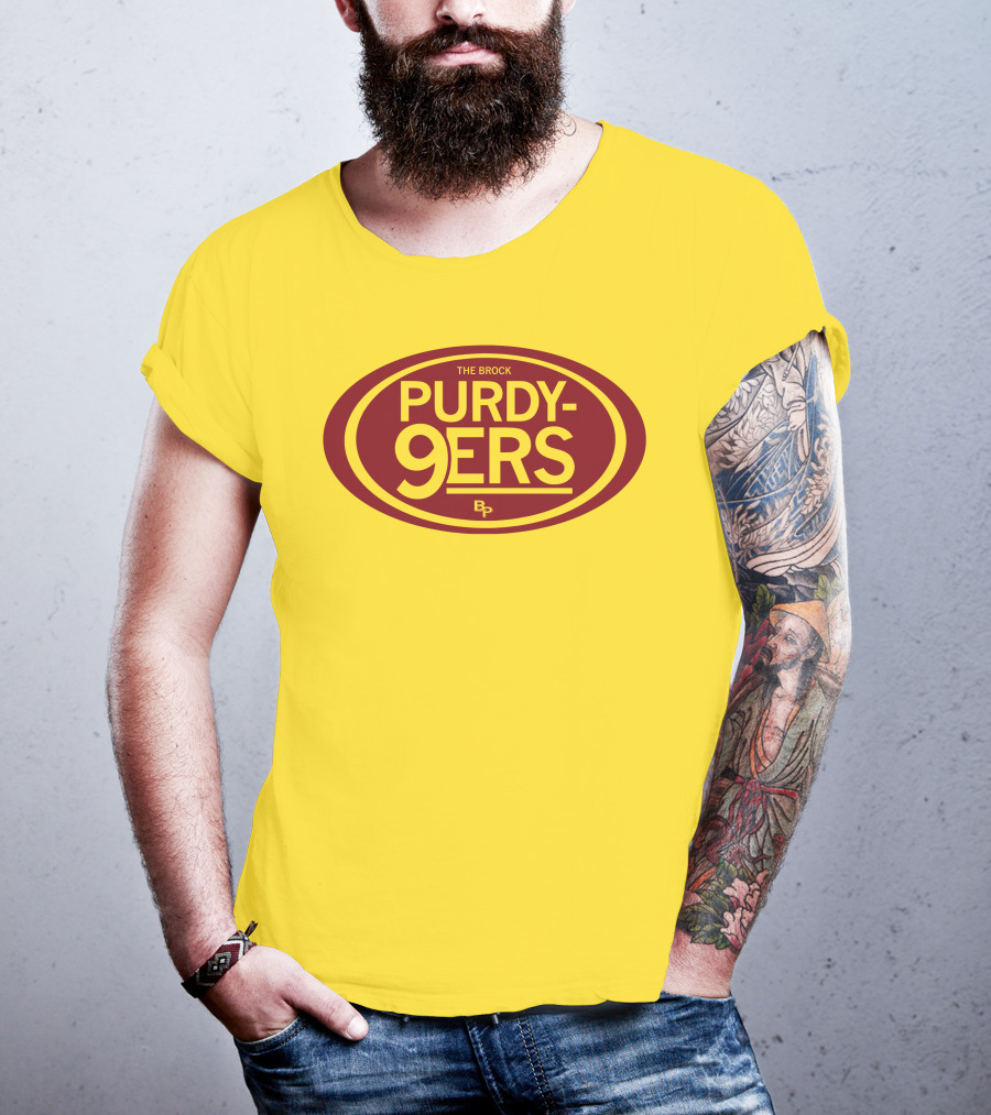 The Brock Purdy-9Ers BP Logo Oval T-Shirt