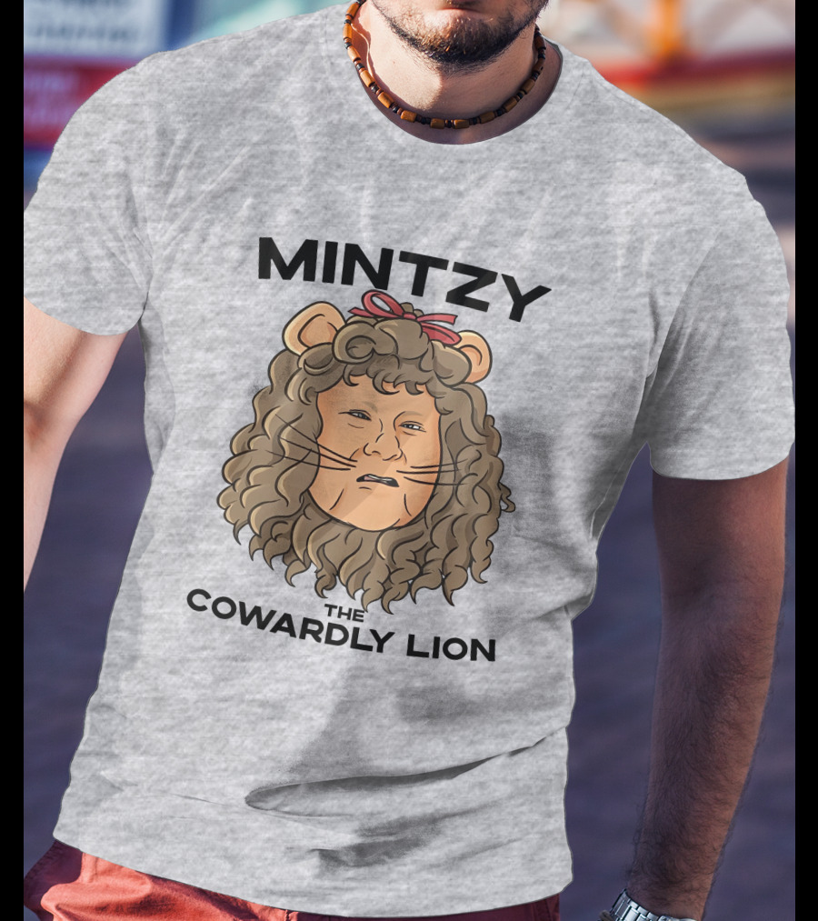 MINTZY The Cowardly Lion T-Shirt