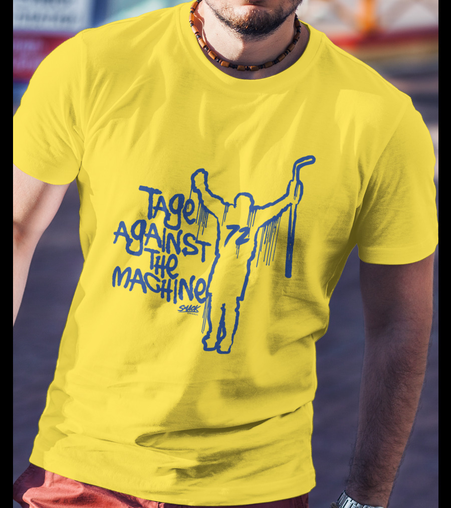 Tage Against The Machine 72 Hockey Silhouette Smack T-Shirt