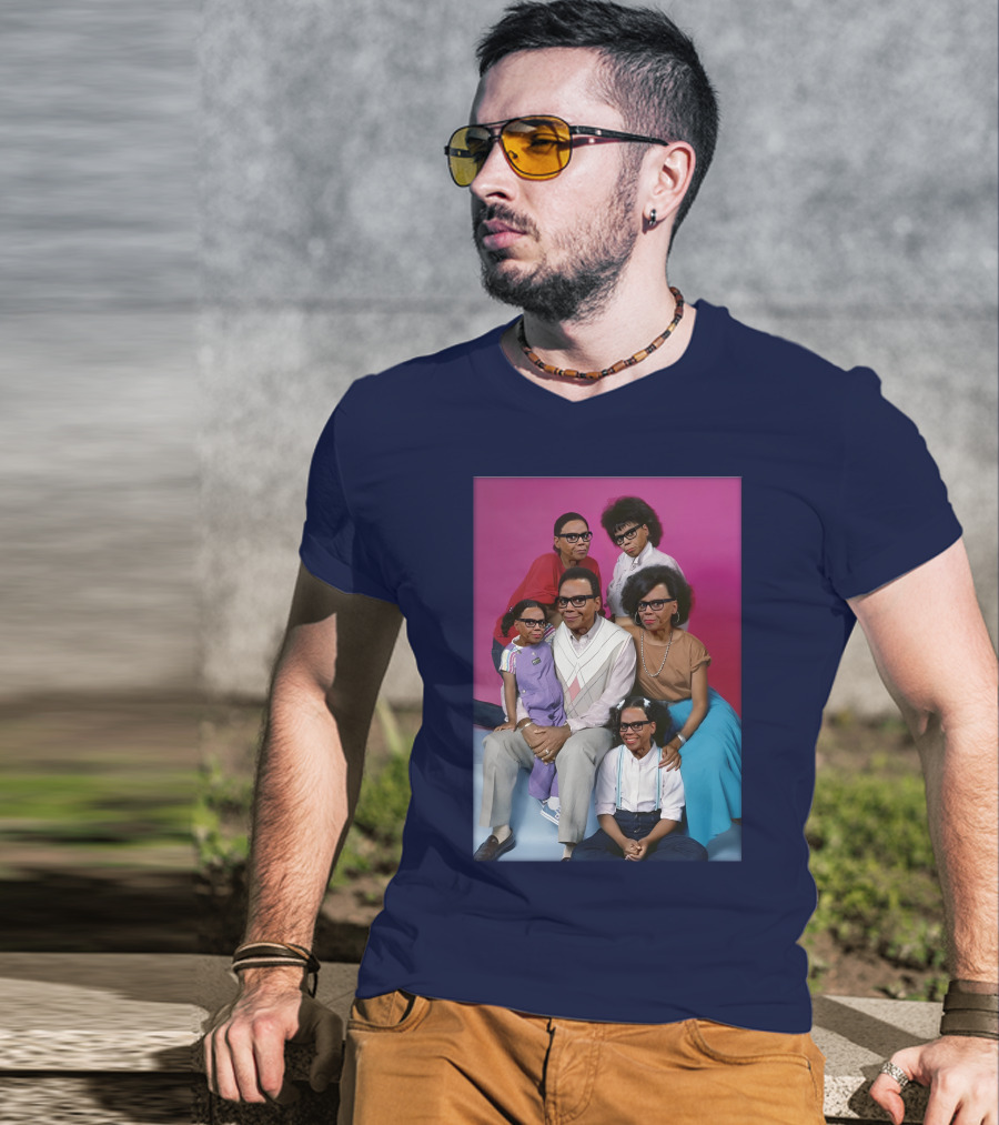 Keeping Up With The Ru's Family Portrait Multiface Glasses T-Shirt