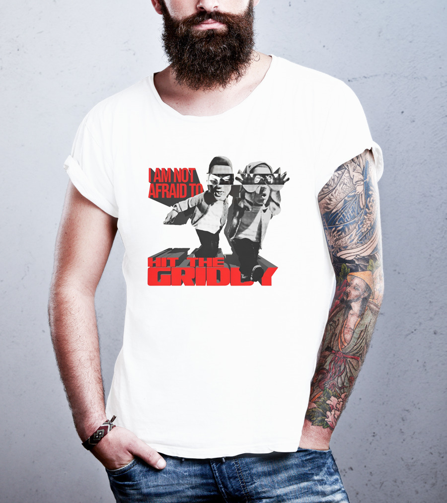 I Am Not Afraid To Hit The Griddy With Retro Dance Figures T-Shirt