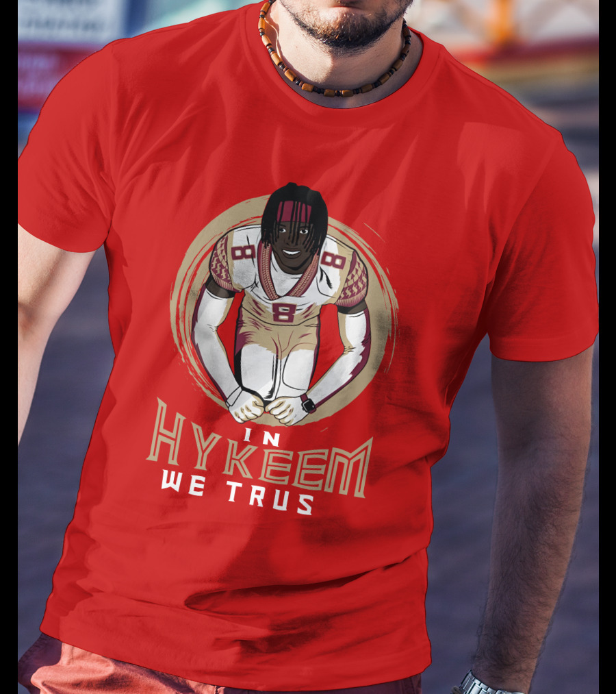 Hykeem Football Embrace Number 8 In Hykeem We Trust T-Shirt
