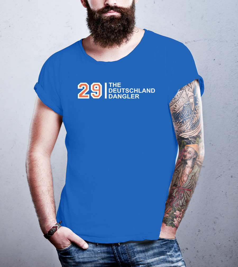 29 The Deutschland Dangler Hockey Sports Jersey T-Shirt