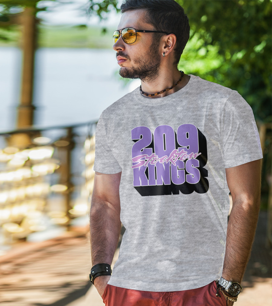 209 Stockton Kings Basketball Team T-Shirt