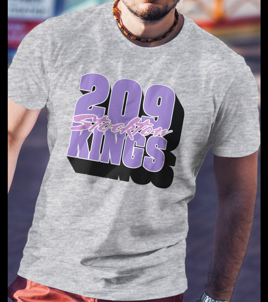 209 Stockton Kings Basketball Team T-Shirt
