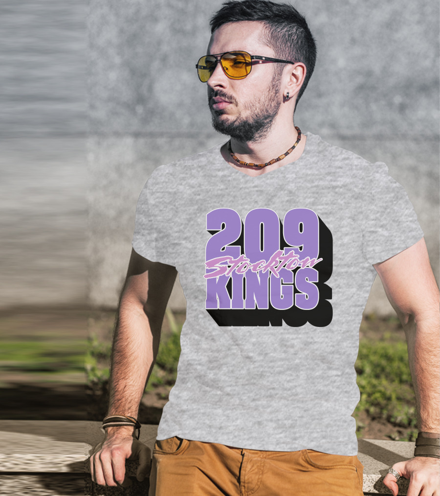 209 Stockton Kings Basketball Team T-Shirt