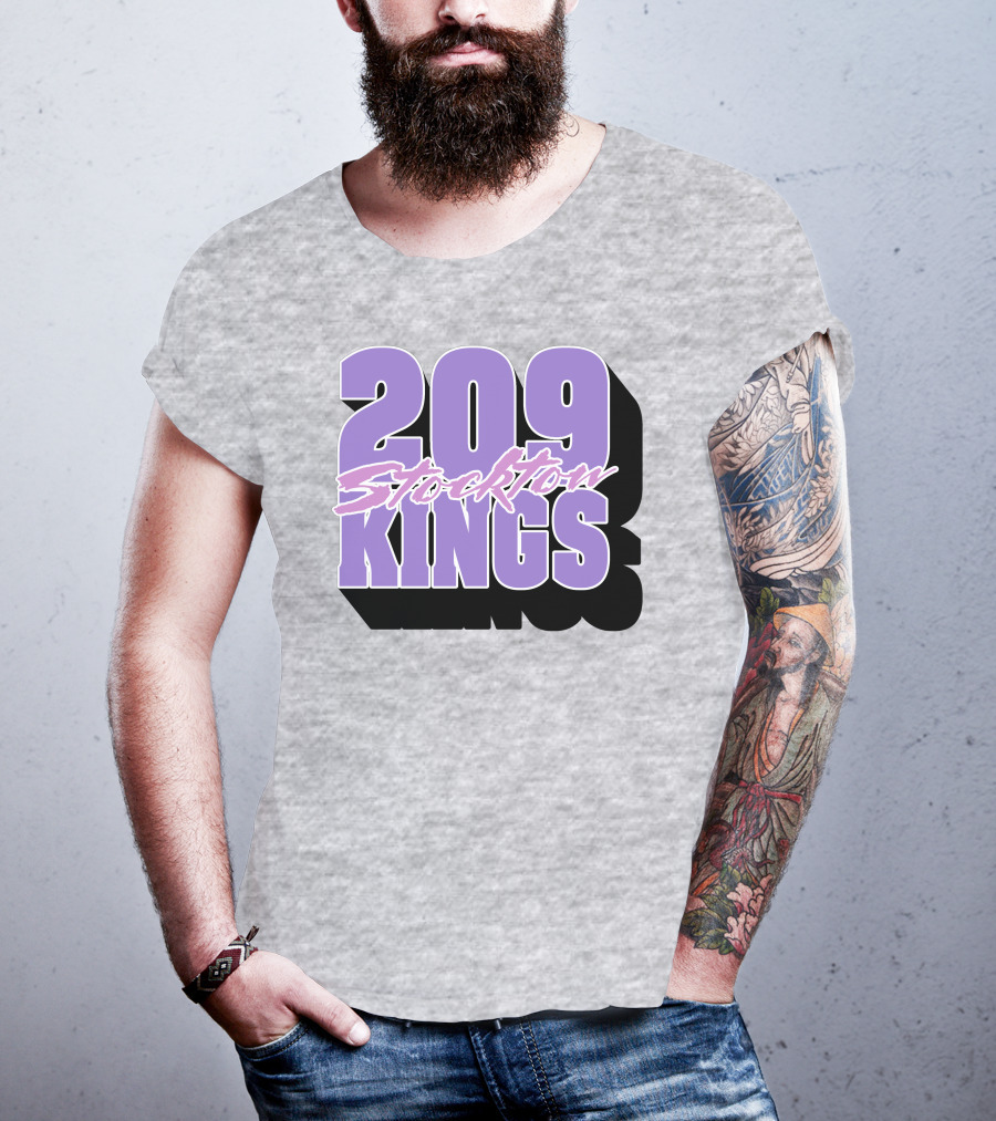 209 Stockton Kings Basketball Team T-Shirt