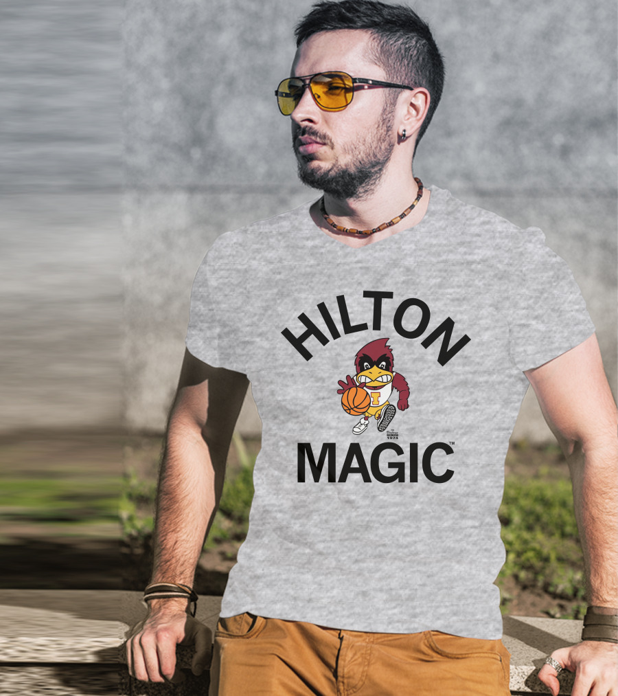 Hilton Magic Basketball Vintage Cyclone 1974 T-Shirt