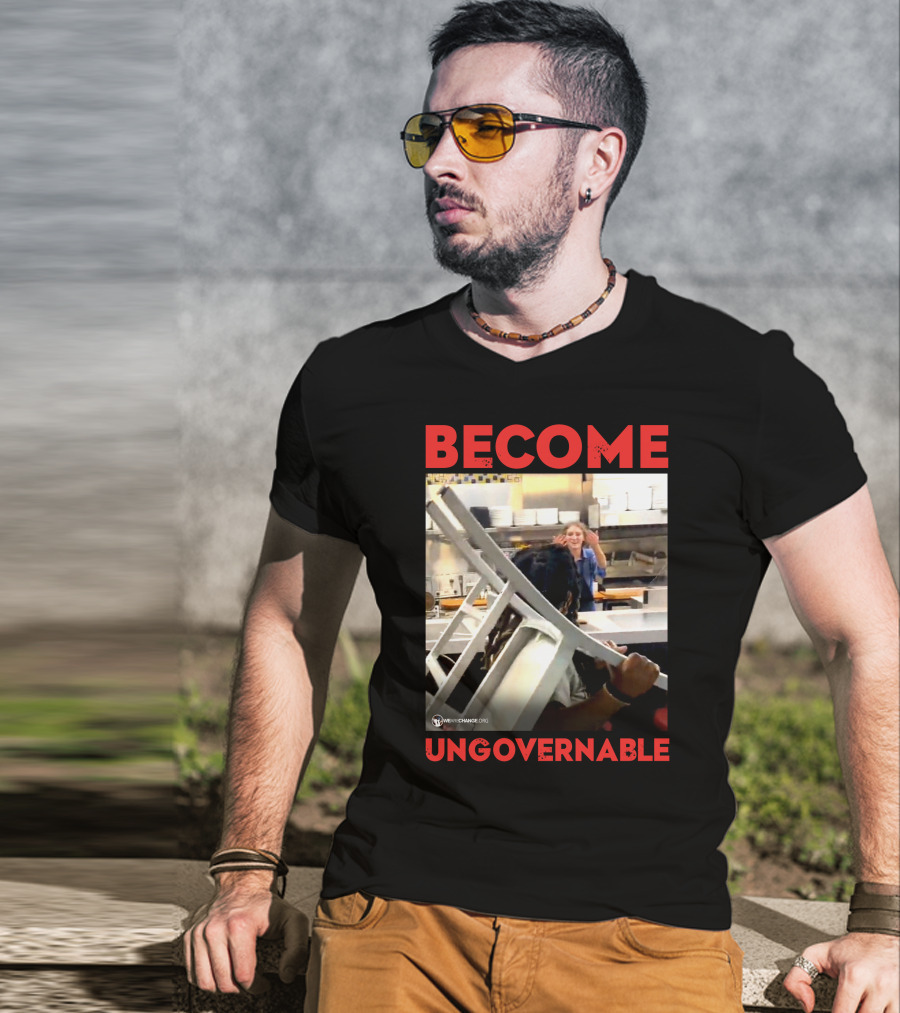 Become Ungovernable Waffle House Chair Incident T-Shirt